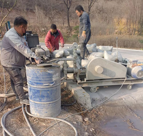 隆化路面下沉注浆